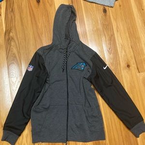 NFL-licensed Carolina Panthers gear.